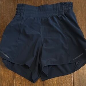 Lululemon Women's Navy Blue Athletic Shorts